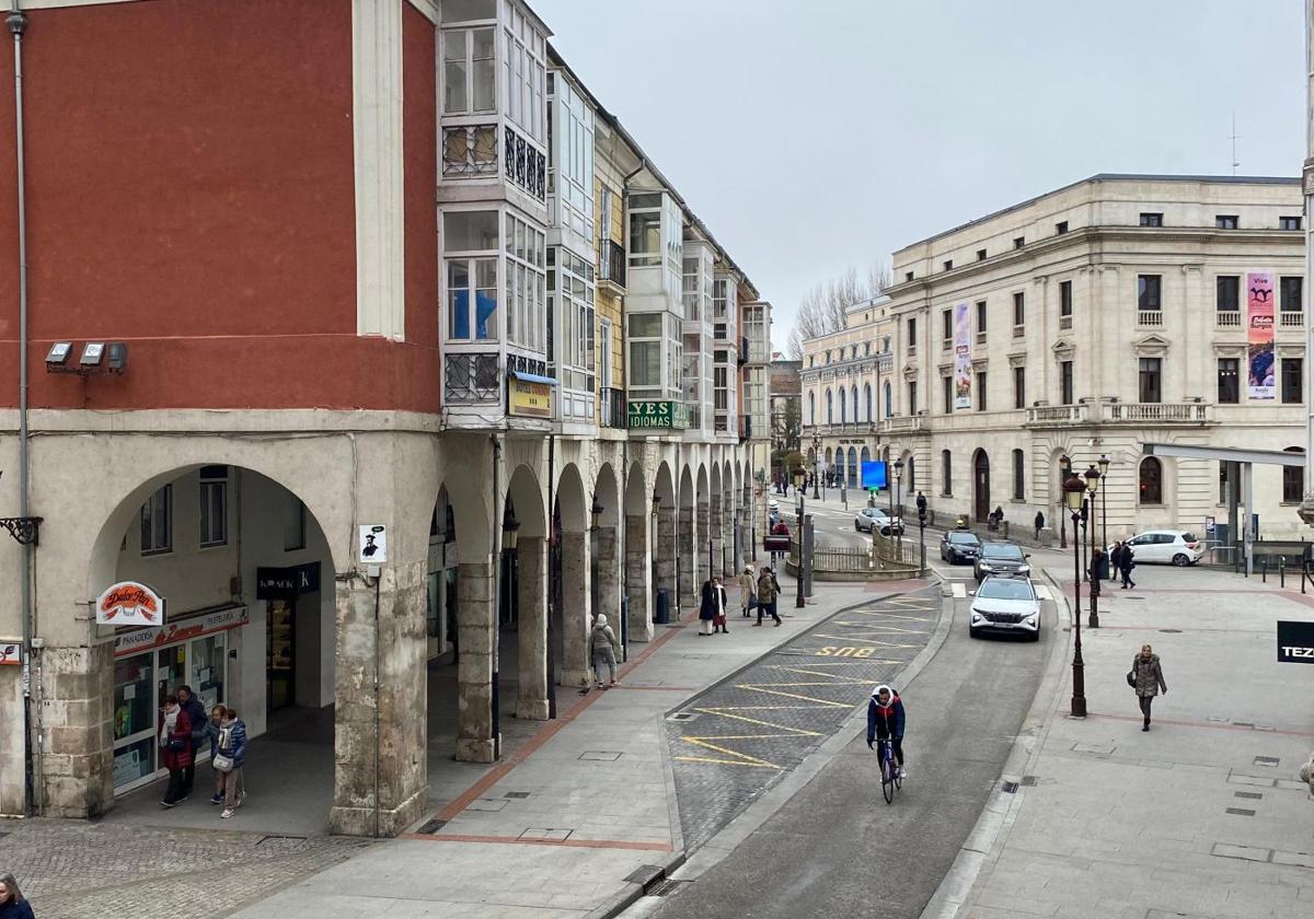 Calle Santander de Burgos.