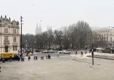 Cierran los accesos al Castillo de Burgos por la nieve