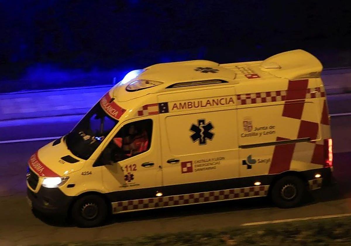 El herido ha sido trasladado al hospital de Aranda de Duero.