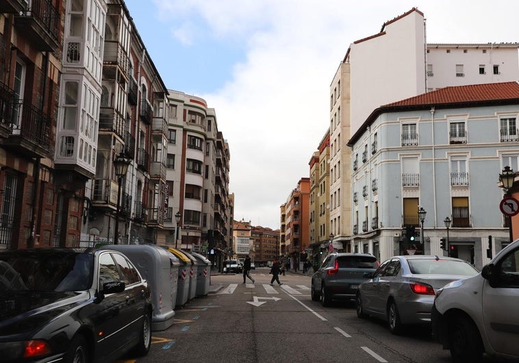 Calle Progreso de la ciudad de Burgos.