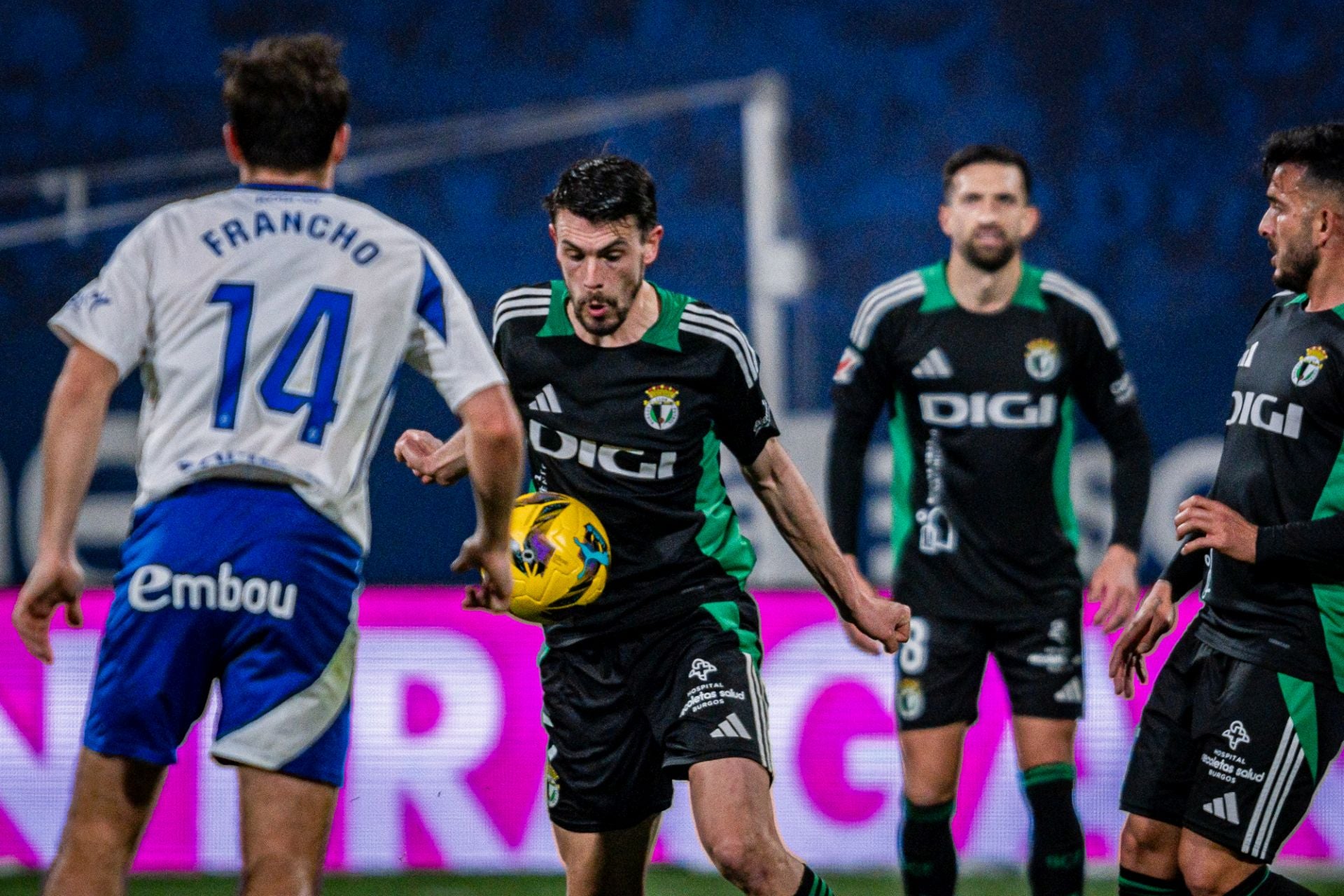 Las imágenes del encuentro entre el Real Zaragoza y del Burgos CF