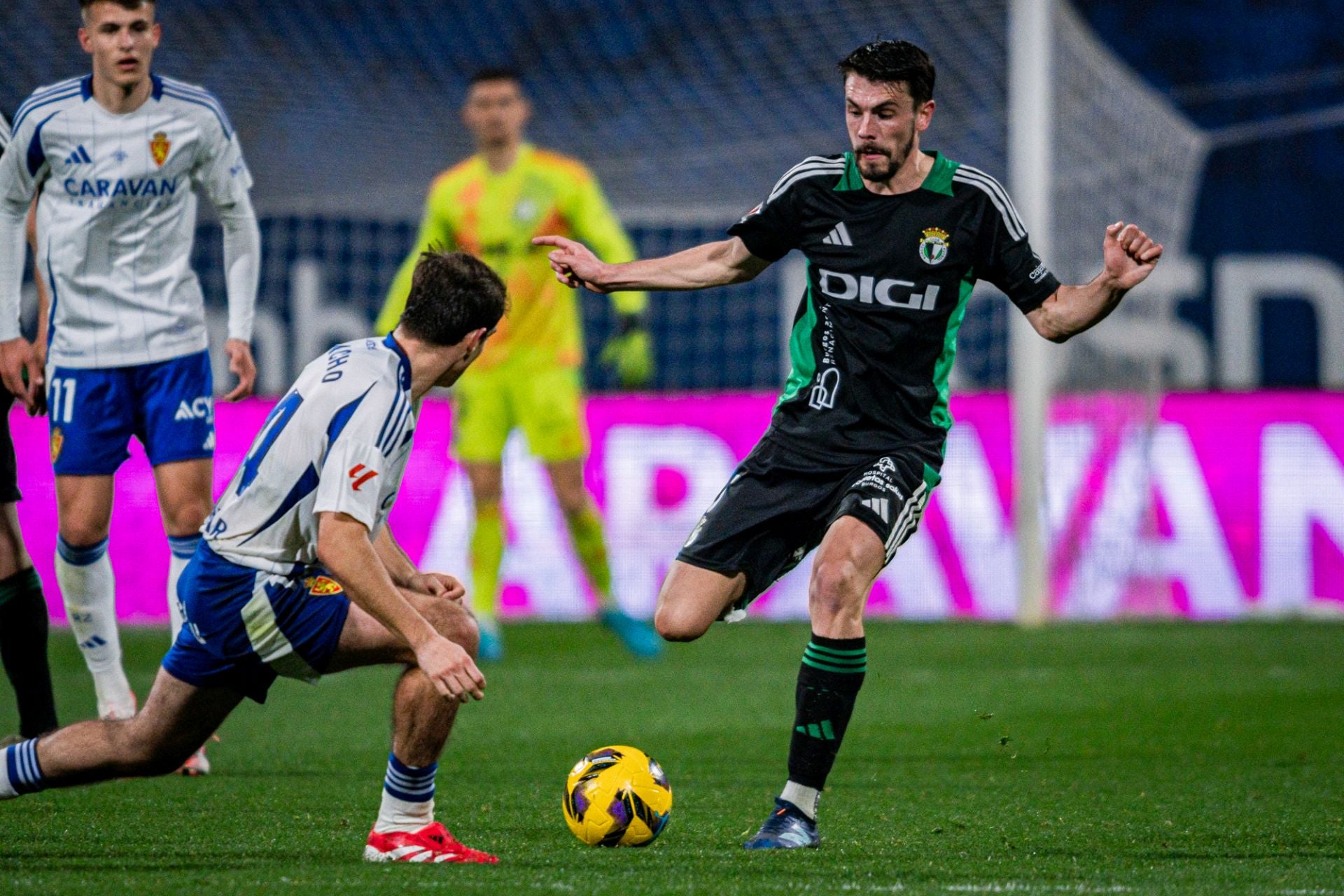 Las imágenes del encuentro entre el Real Zaragoza y del Burgos CF