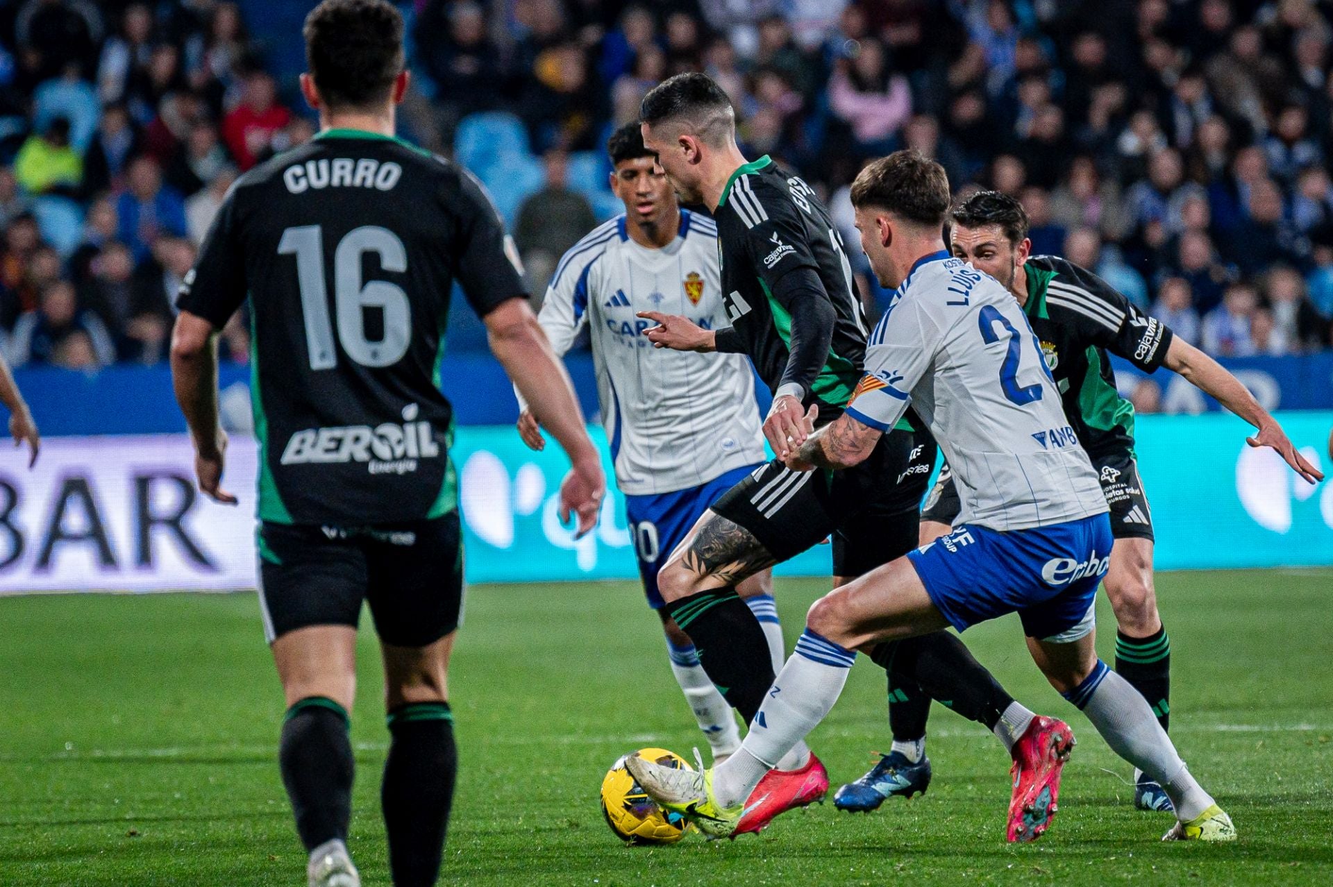 Las imágenes del encuentro entre el Real Zaragoza y del Burgos CF
