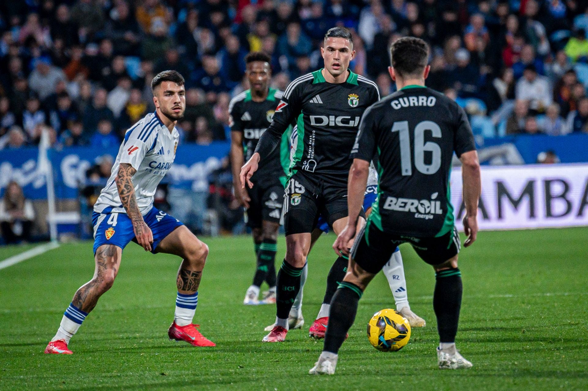 Las imágenes del encuentro entre el Real Zaragoza y del Burgos CF