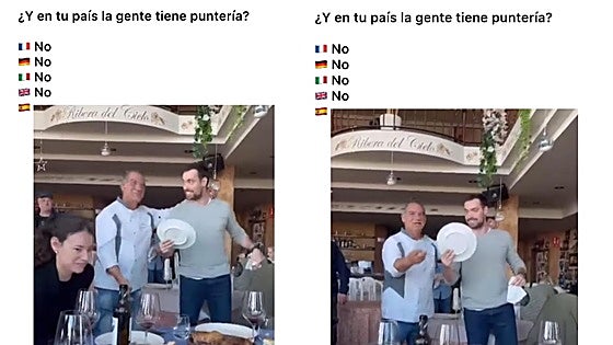 Un plato al aire y un lechazo ¿Qué puede salir mal? Un pueblo de Burgos se hace viral