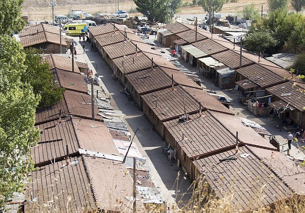 Poblado chabolista de El Encuentro.