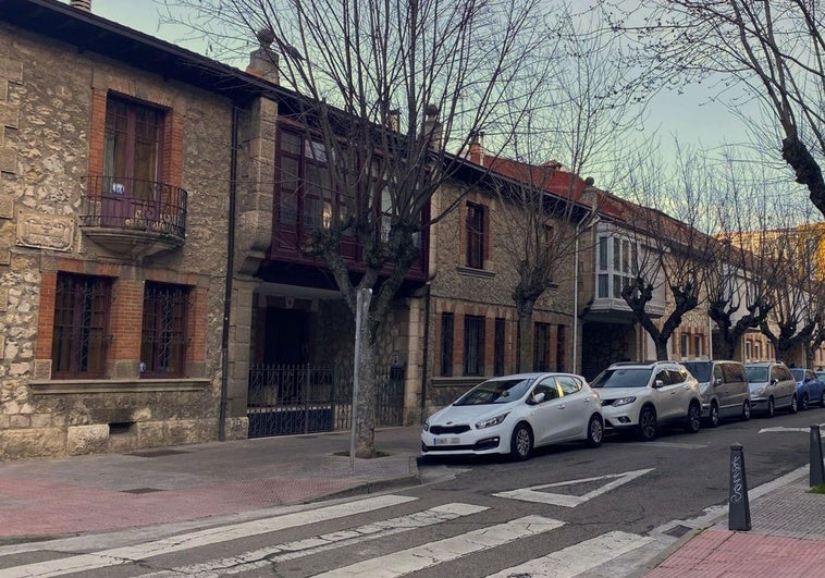 Calle Juan Albarellos, en Burgos.