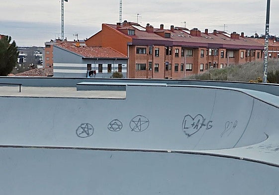 Estado actual del skatepark de San Isidro en Burgos.