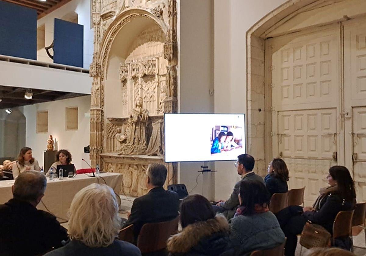 Presentación de la recicladora cultural en el Museo de Burgos.