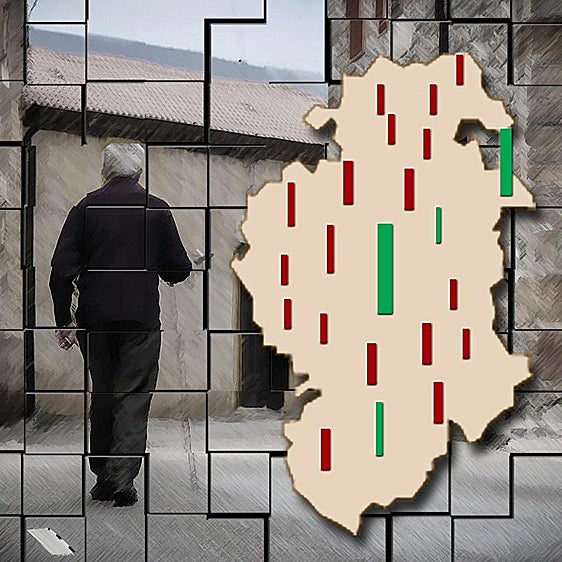 Nueve de cada diez municipios de Burgos tienen menos vecinos que en 1900