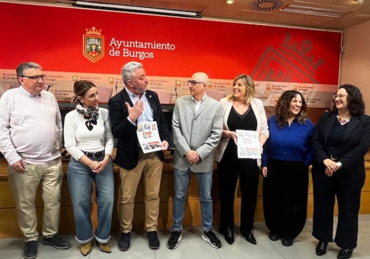 Representantes de las organizaciones con Carlos Niño.