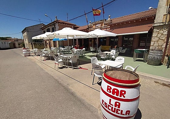 Bar La Escuela, en Mambrilla de Castrejón, Burgos.