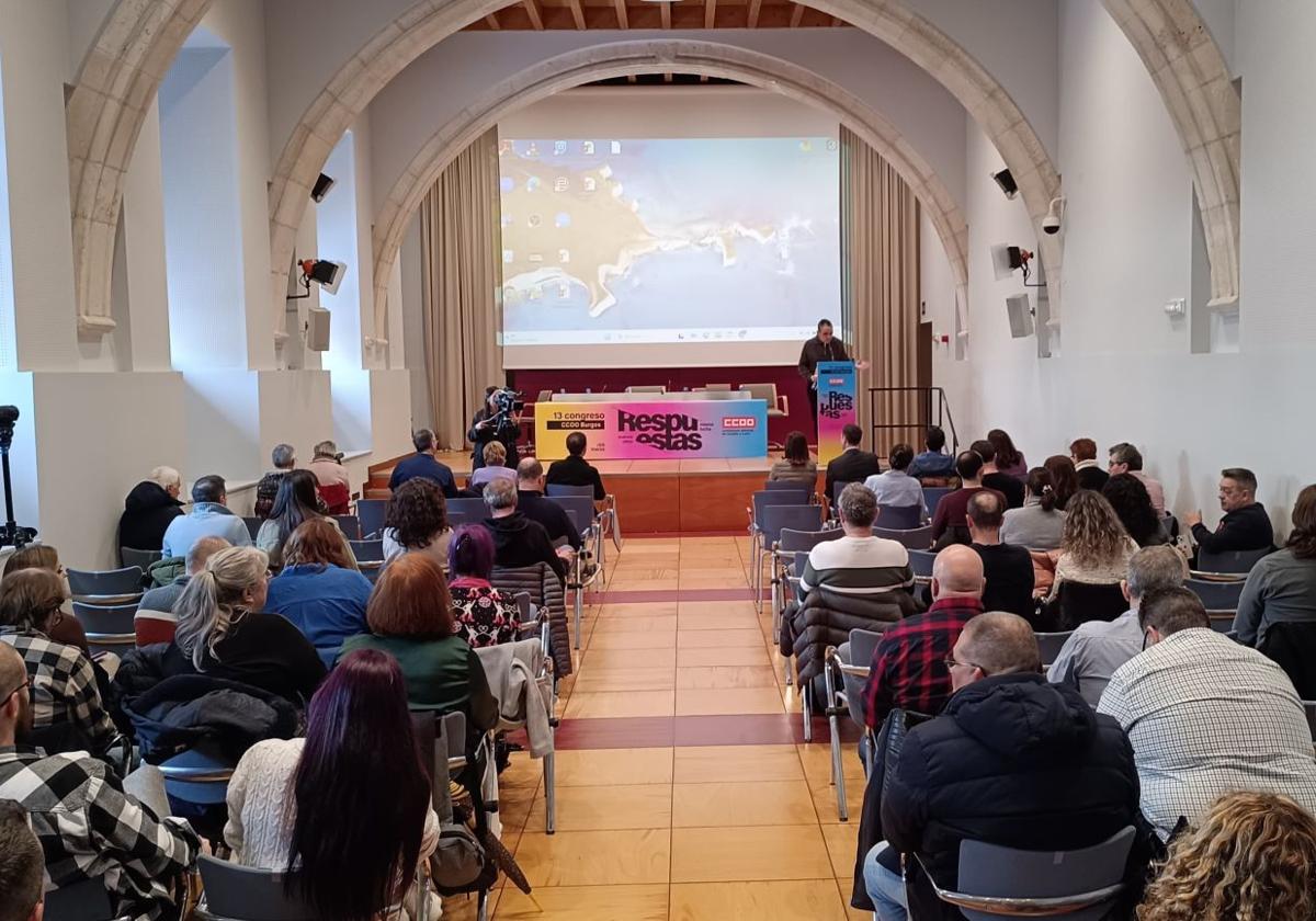 El Congreso Provincial de CCOO se ha celebrado en el monasterio de San Agustín.