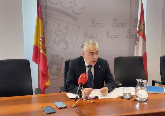 El delegado territorial de la Junta de Castilla y León en Burgos, Roberto Sáiz Alonso.