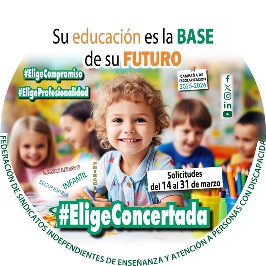 FSIE CyL lanza una nueva campaña de escolarización para el curso 2025-2026