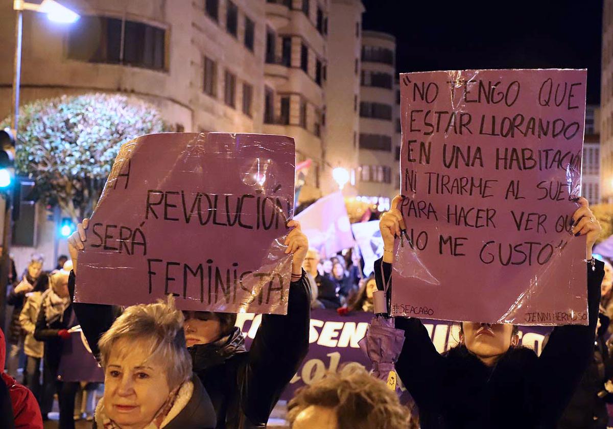 Así ha sido la manifestación del 8M en Burgos