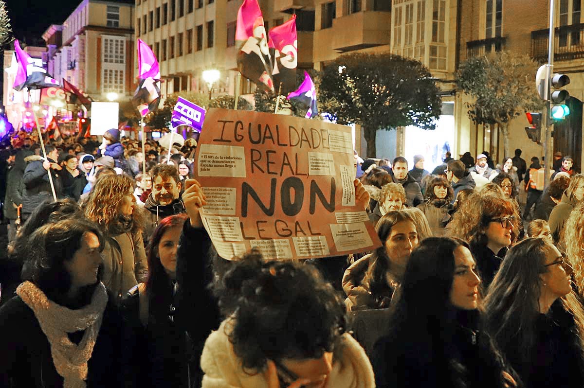 Así ha sido la manifestación del 8M en Burgos