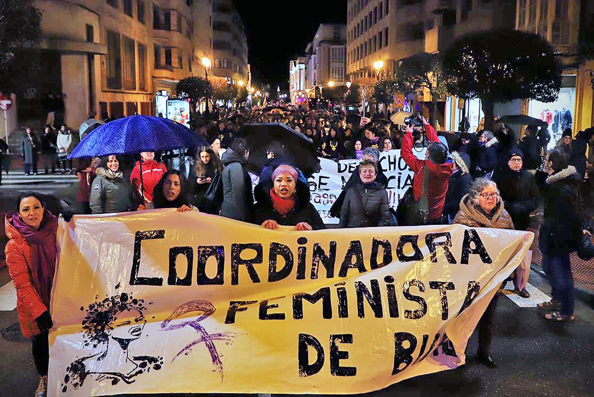Así ha sido la manifestación del 8M en Burgos