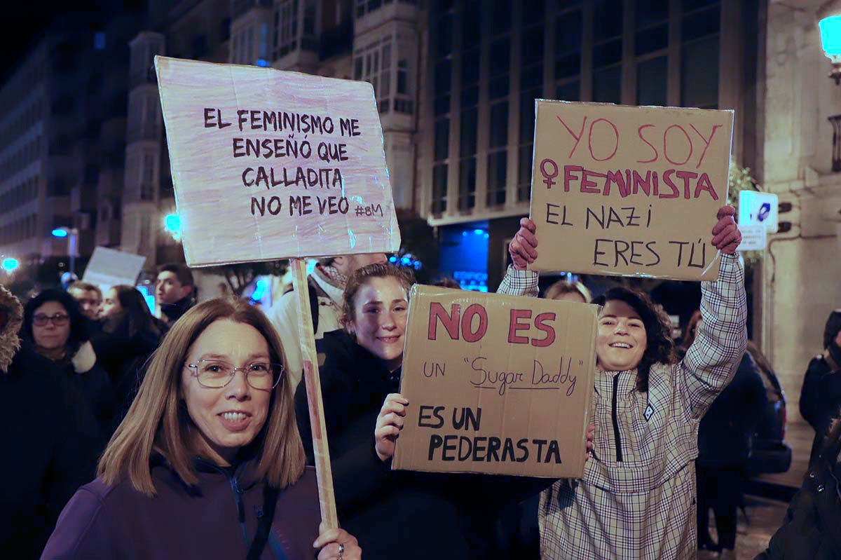 Así ha sido la manifestación del 8M en Burgos