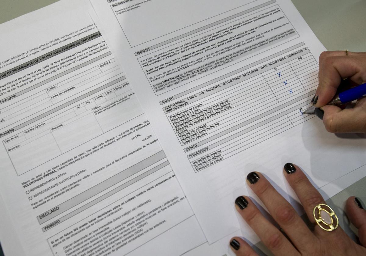 Crecen un 10,7% los testamentos vitales en un año en Burgos
