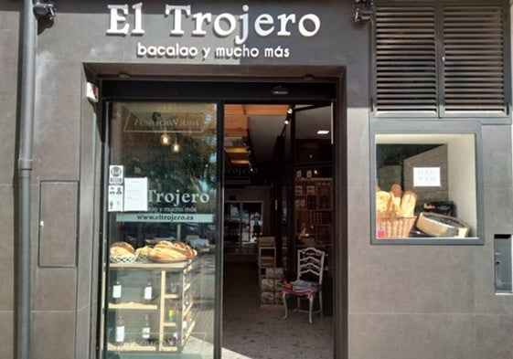 Fachada de la tienda gourmet 'El Trojero'.