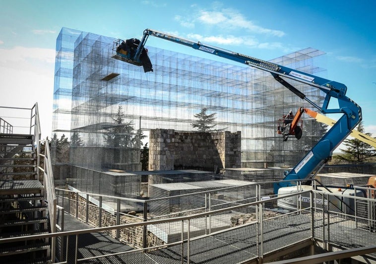 La recreación volumétrica del palacio de Alfonso X es el elemento más importante del proyecto.