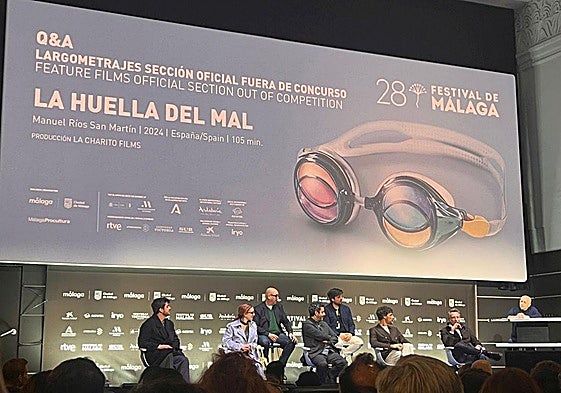 Presentación de 'La Huella del Mal', en el Festival de Cine de Málaga.