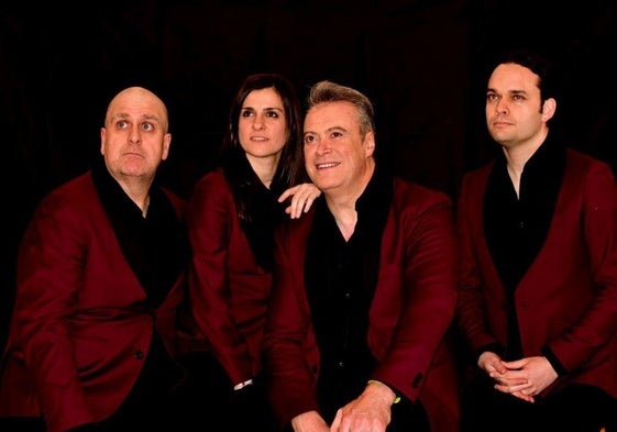 Integrantes del grupo The Hockerties.