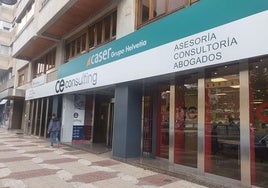 Fachada de la oficina de CE Consulting en Burgos.