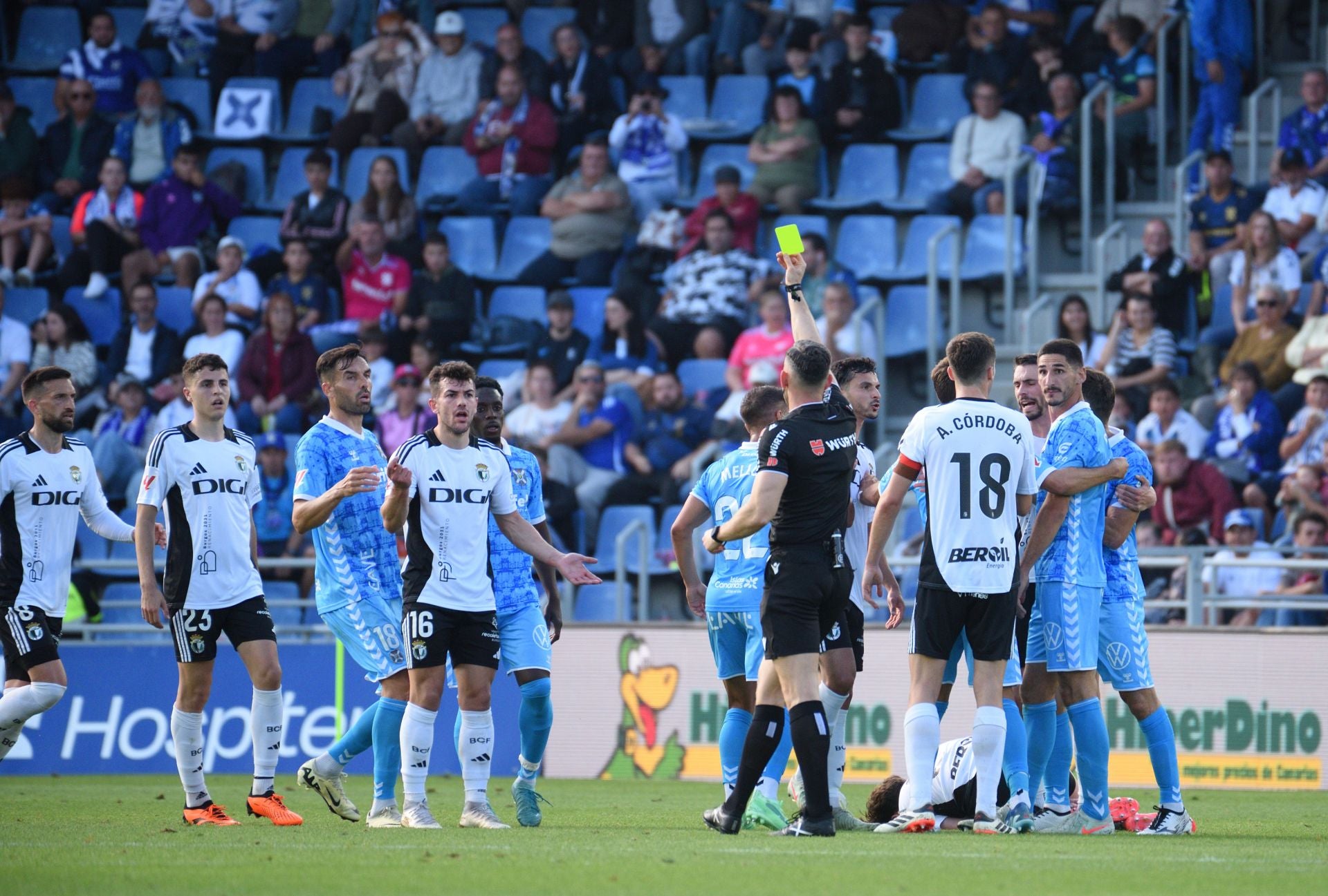 El empate del Burgos CF en Tenerife, en imágenes