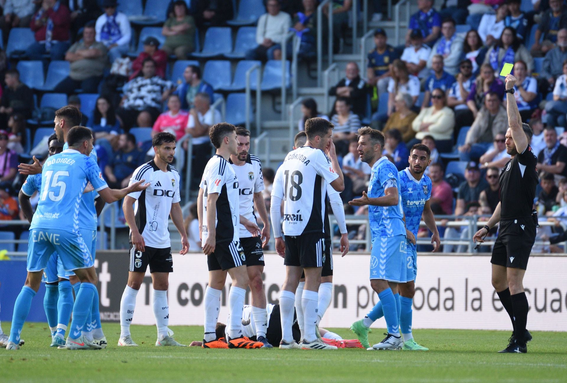 El empate del Burgos CF en Tenerife, en imágenes