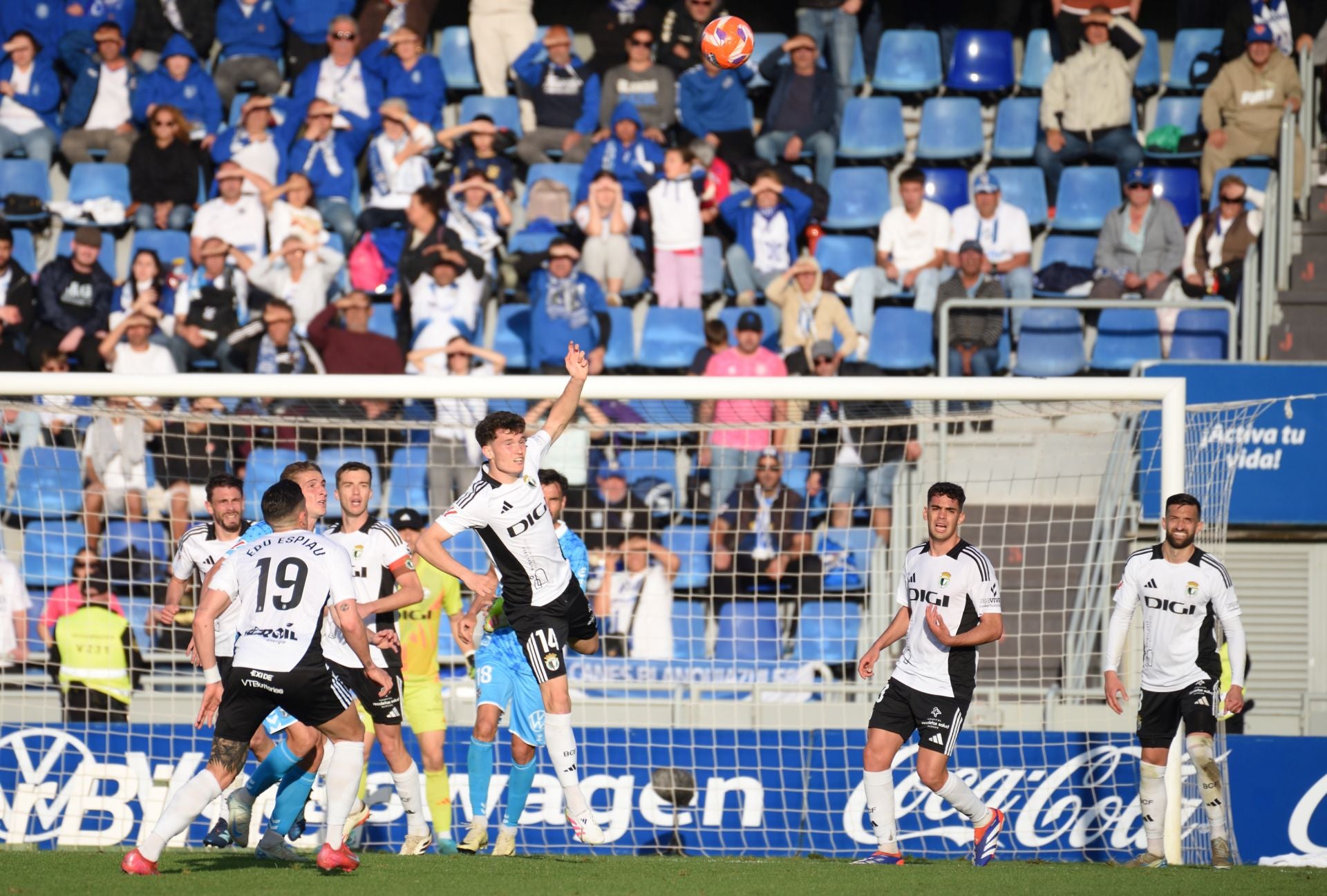 El empate del Burgos CF en Tenerife, en imágenes