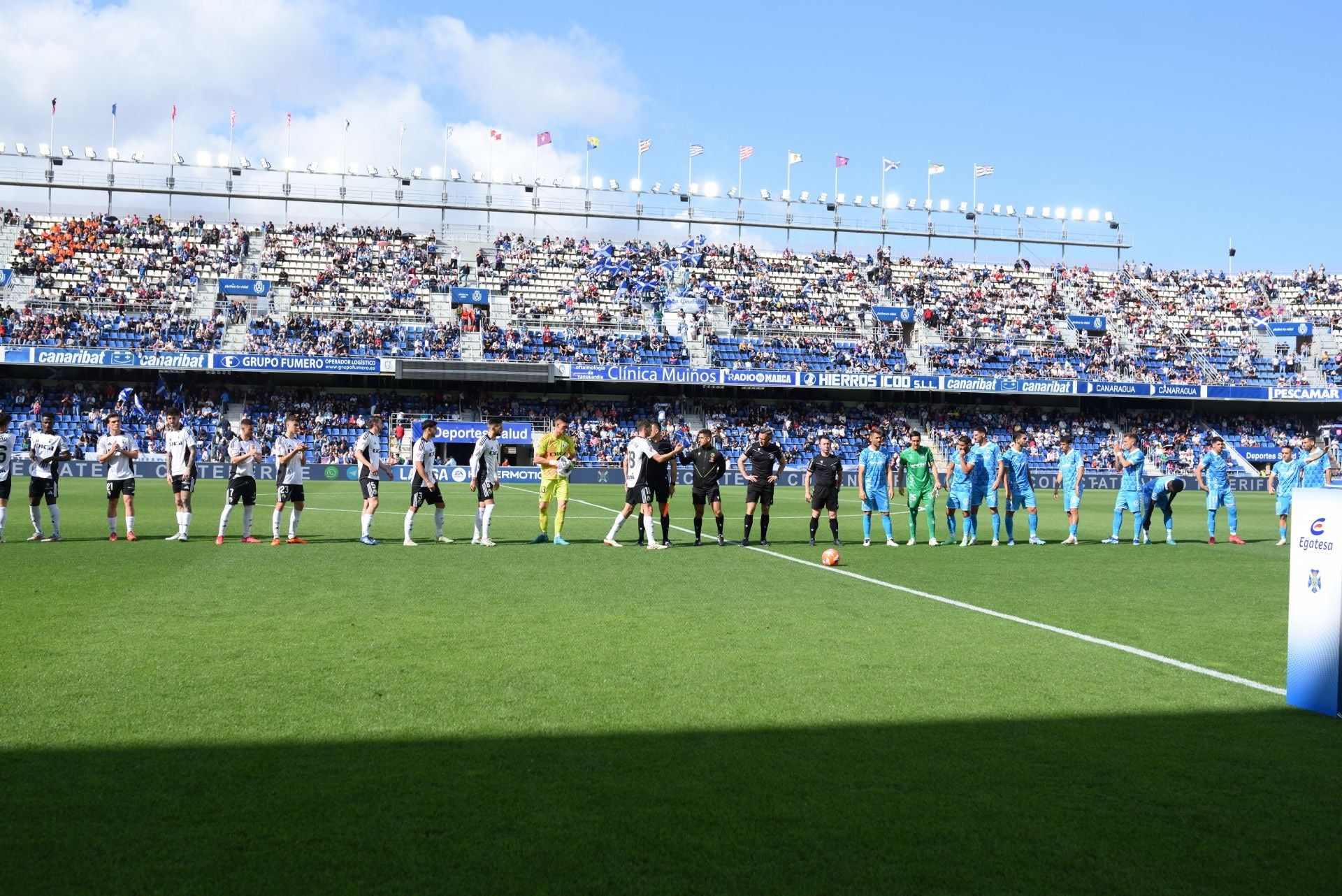 El empate del Burgos CF en Tenerife, en imágenes