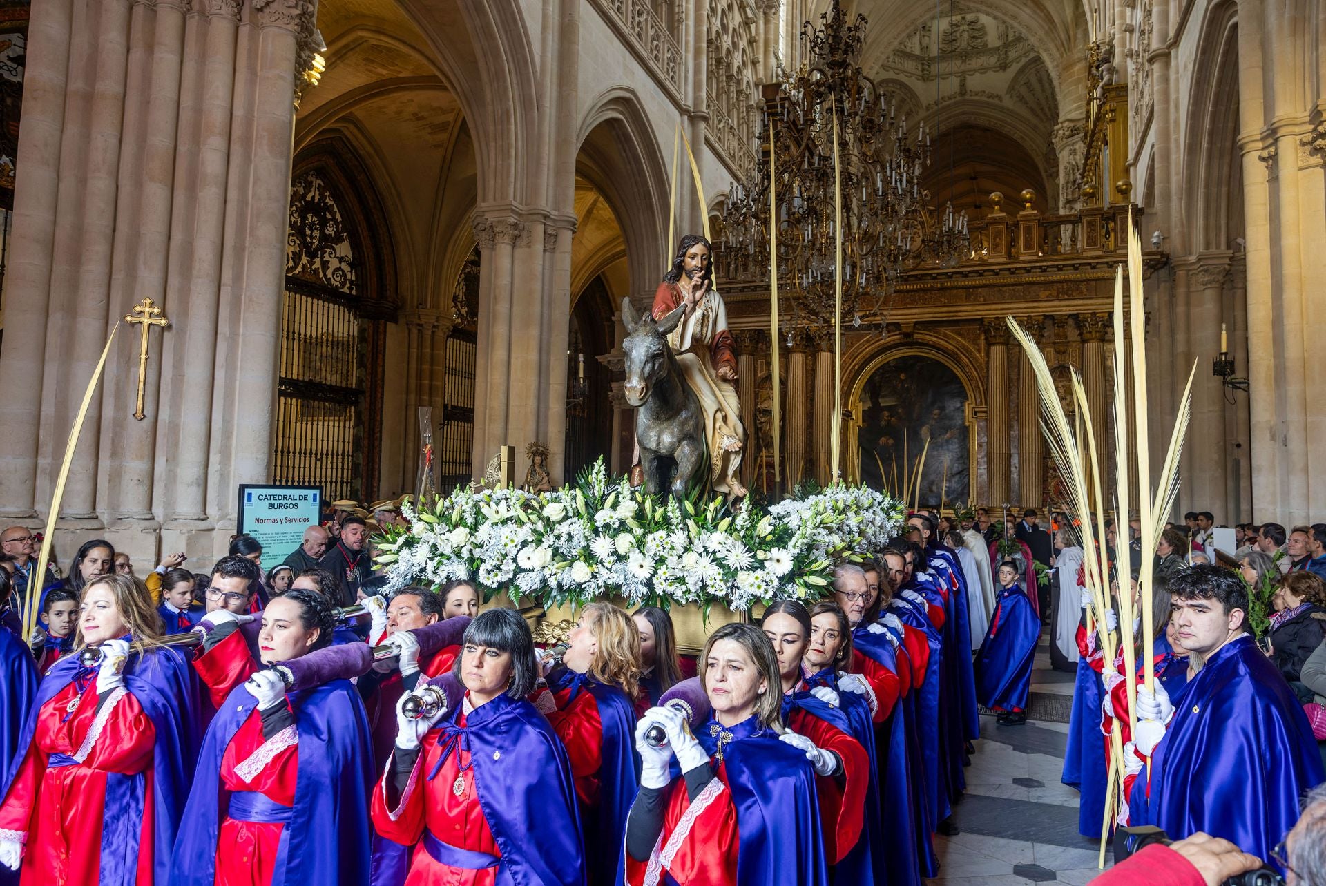 La procesión de la Borrquilla de Burgos, en imágenes