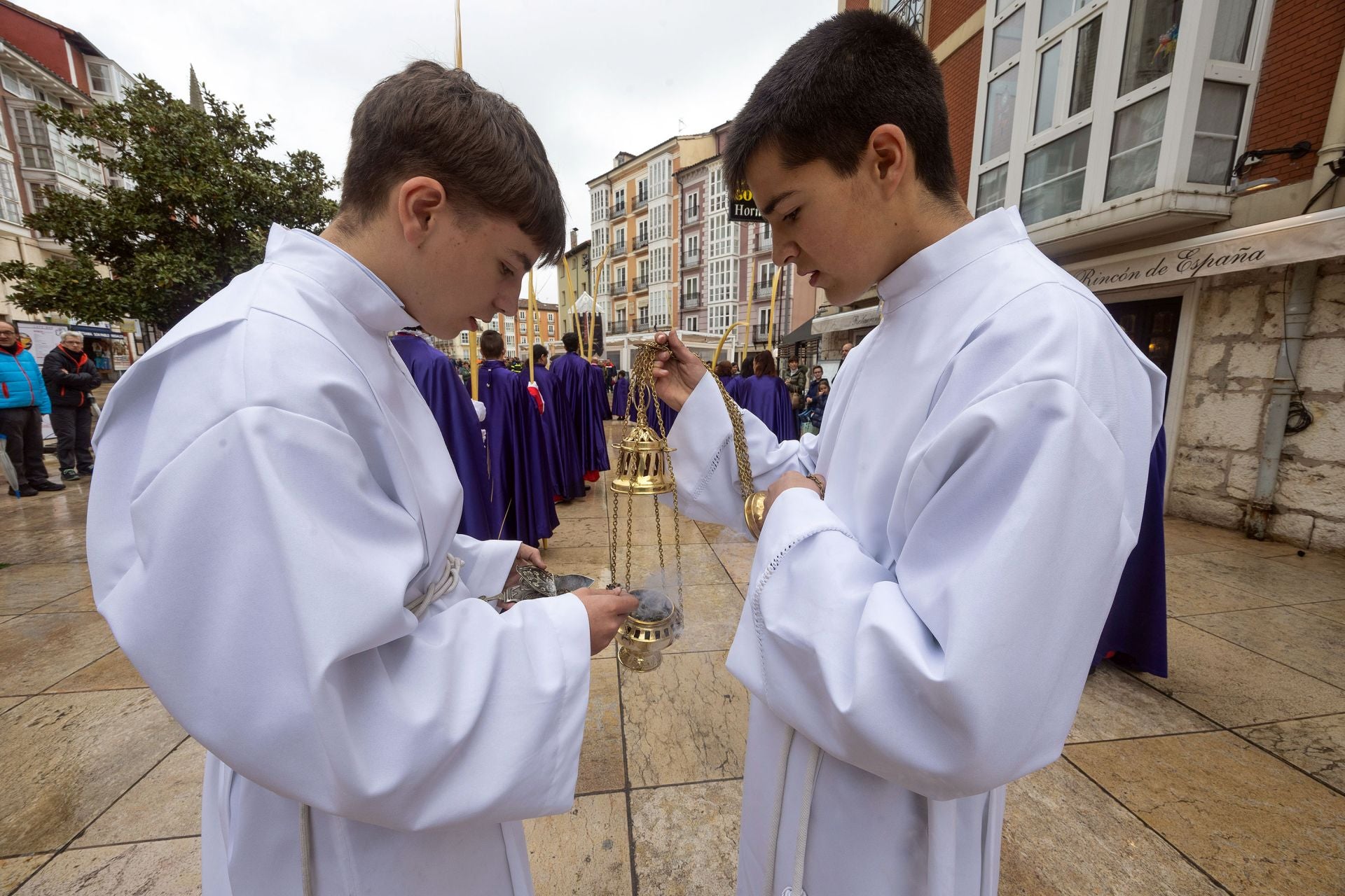 La procesión de la Borrquilla de Burgos, en imágenes