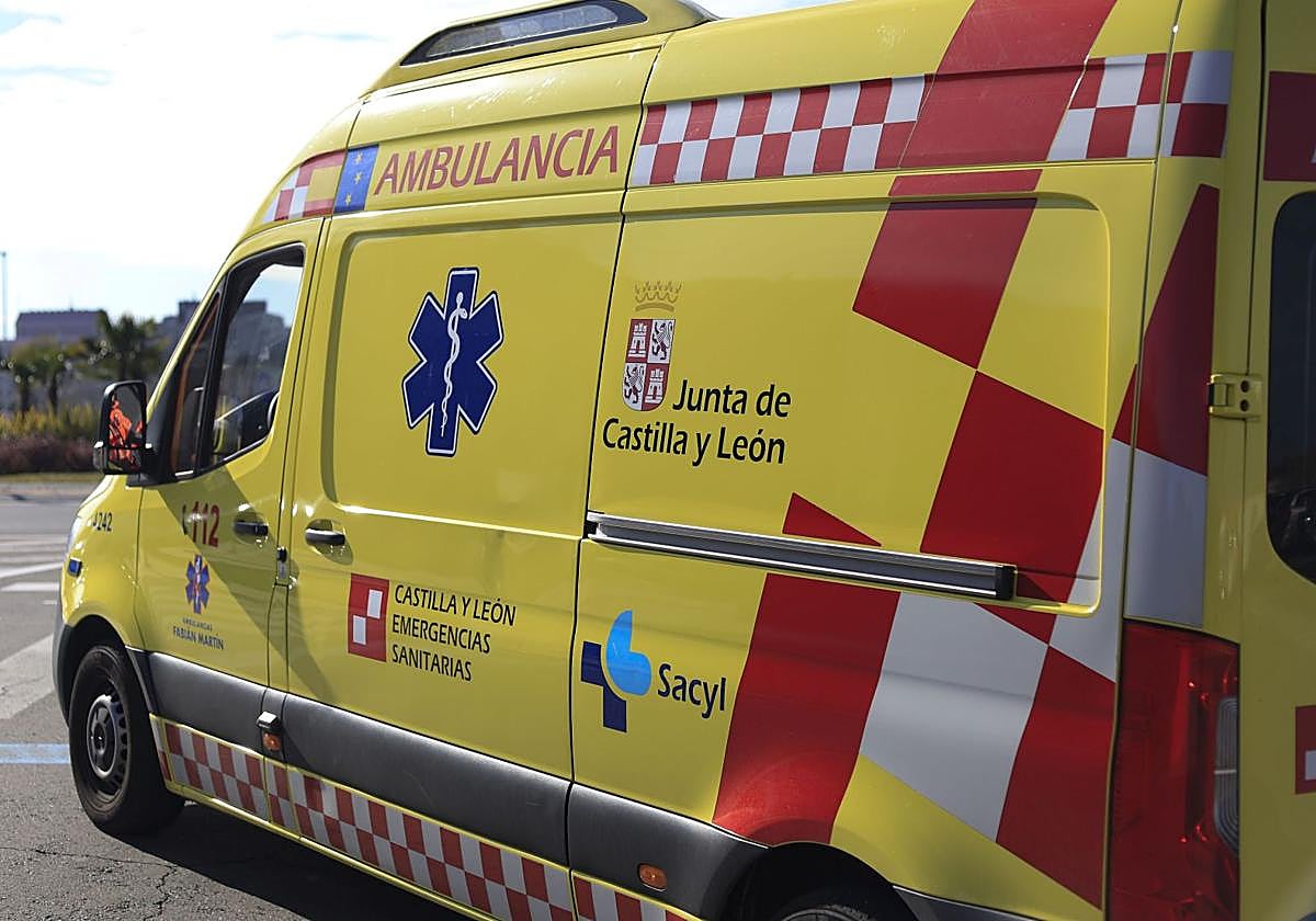 Cinco heridos han sido trasladados en ambulancia al hospital de Burgos.