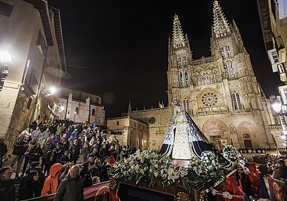 Imagen de la Procesión del Santo Entierro, el pasado año.