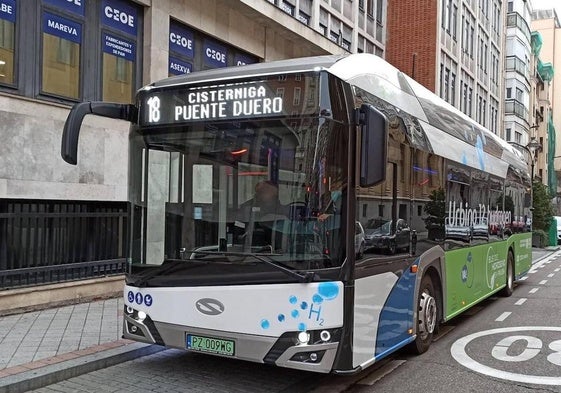 Bus de hidrógeno en Valladolid.