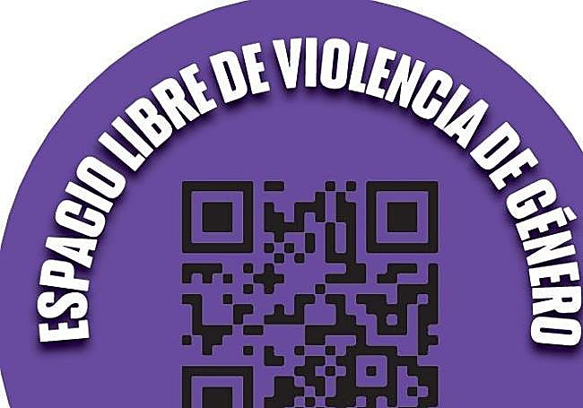 Punto violeta del Ayuntamiento de Burgos.