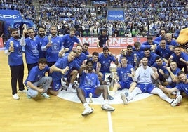 La euforia ha estallado en el Coliseum con la victoria del San Pablo Burgos.
