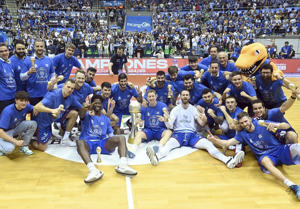 La euforia ha estallado en el Coliseum con la victoria del San Pablo Burgos.