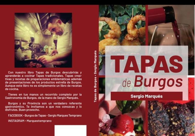 Portada del libro Tapas de Burgos del chef Sergio Marqués.