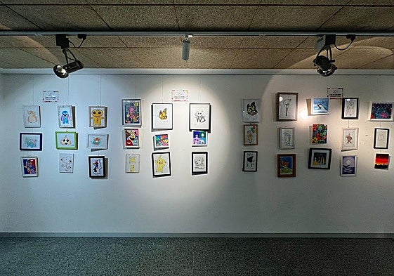 Obras de la exposición.