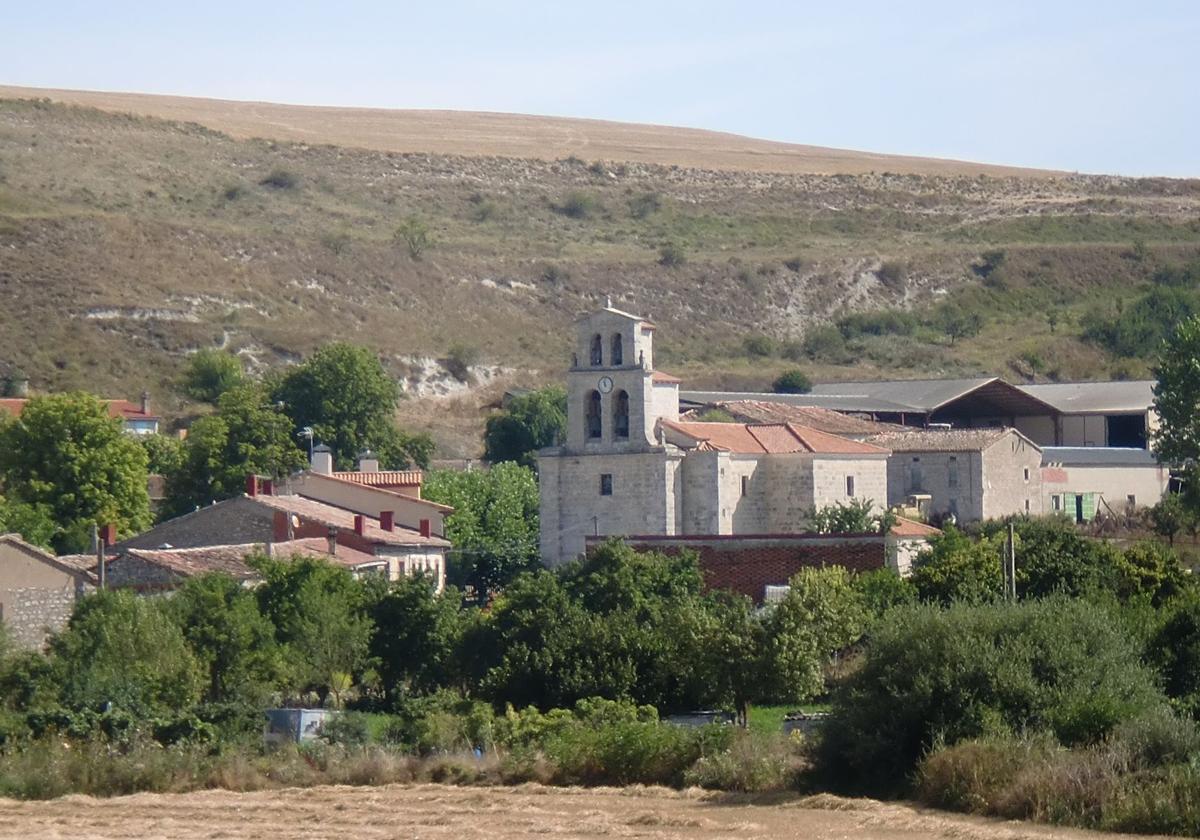 Vista de San Pedro Samuel, en Burgos.