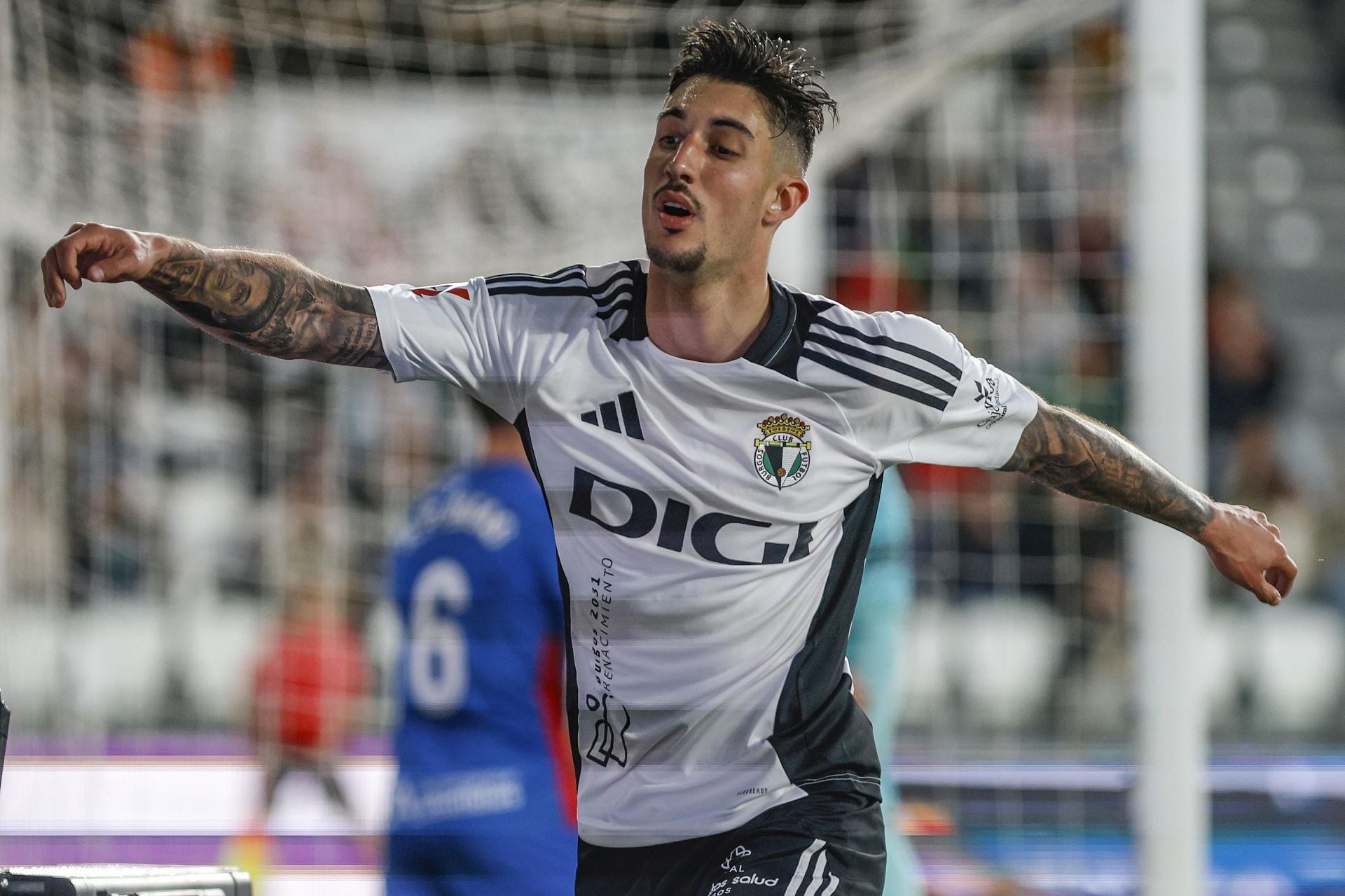 La derrota del Burgos frente al Elche, en imágenes