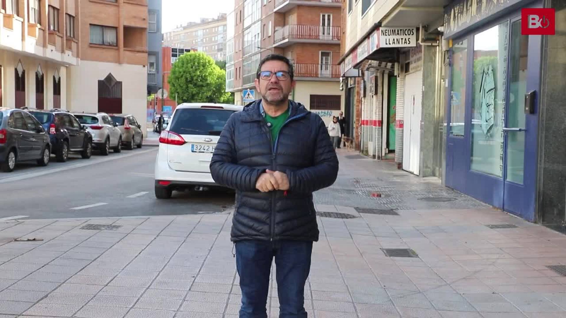 La calle de Burgos dedicada a José Zorrilla, el dramaturgo vallisoletano que tuvo estrecha relación con la provincia