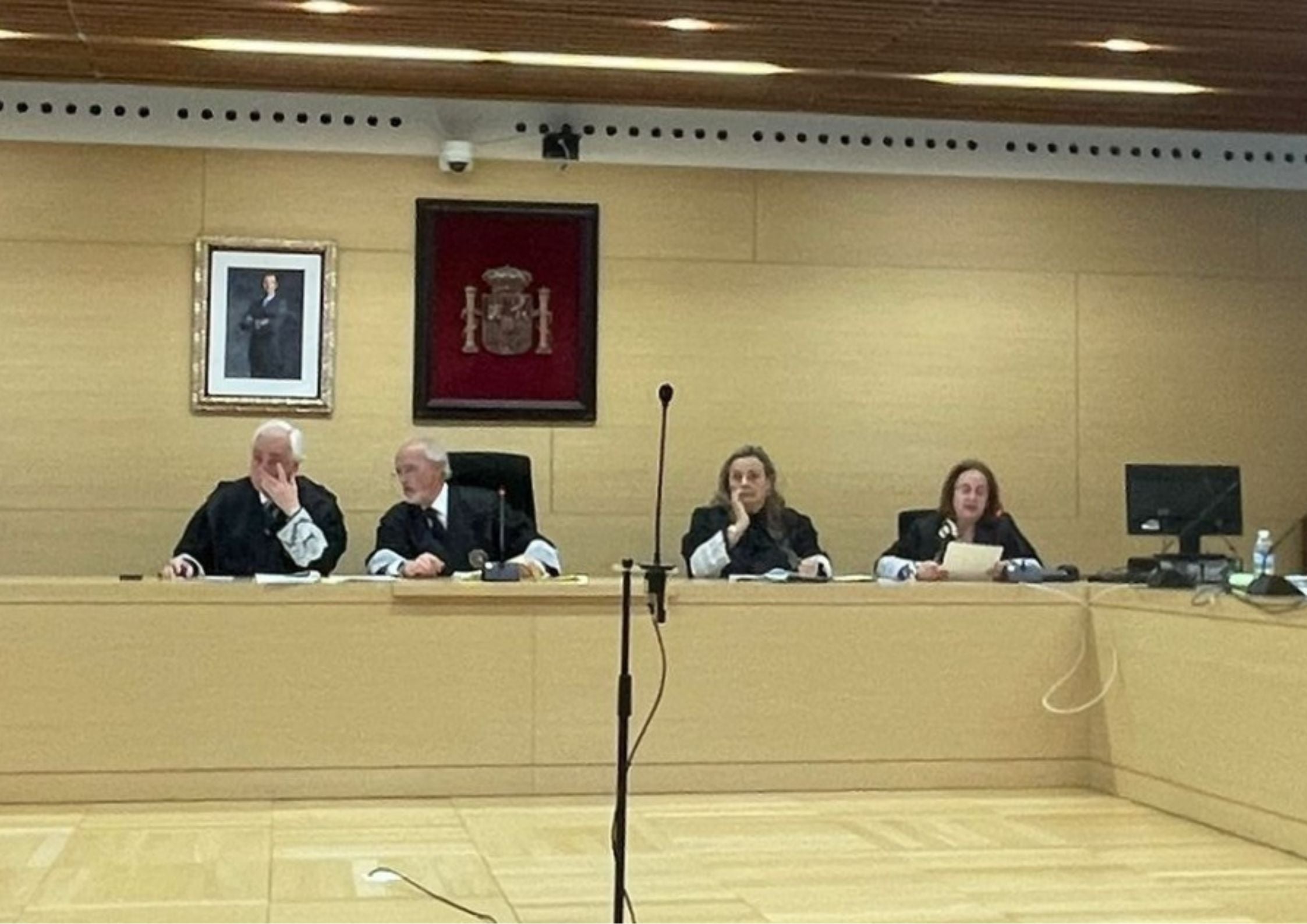 La presidencia de la sala que ha visto el recurso este martes en el TSJ en Burgos.