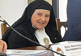 Sor Amparo Medina, la única monja de Belorado que abandonó el convento tras el cisma.