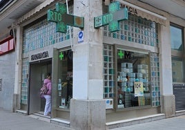 Una farmacia de Burgos.