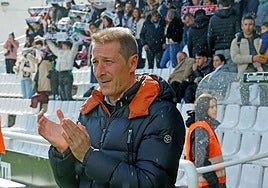 Luis MIguel Ramis, técnico del Burgos CF.